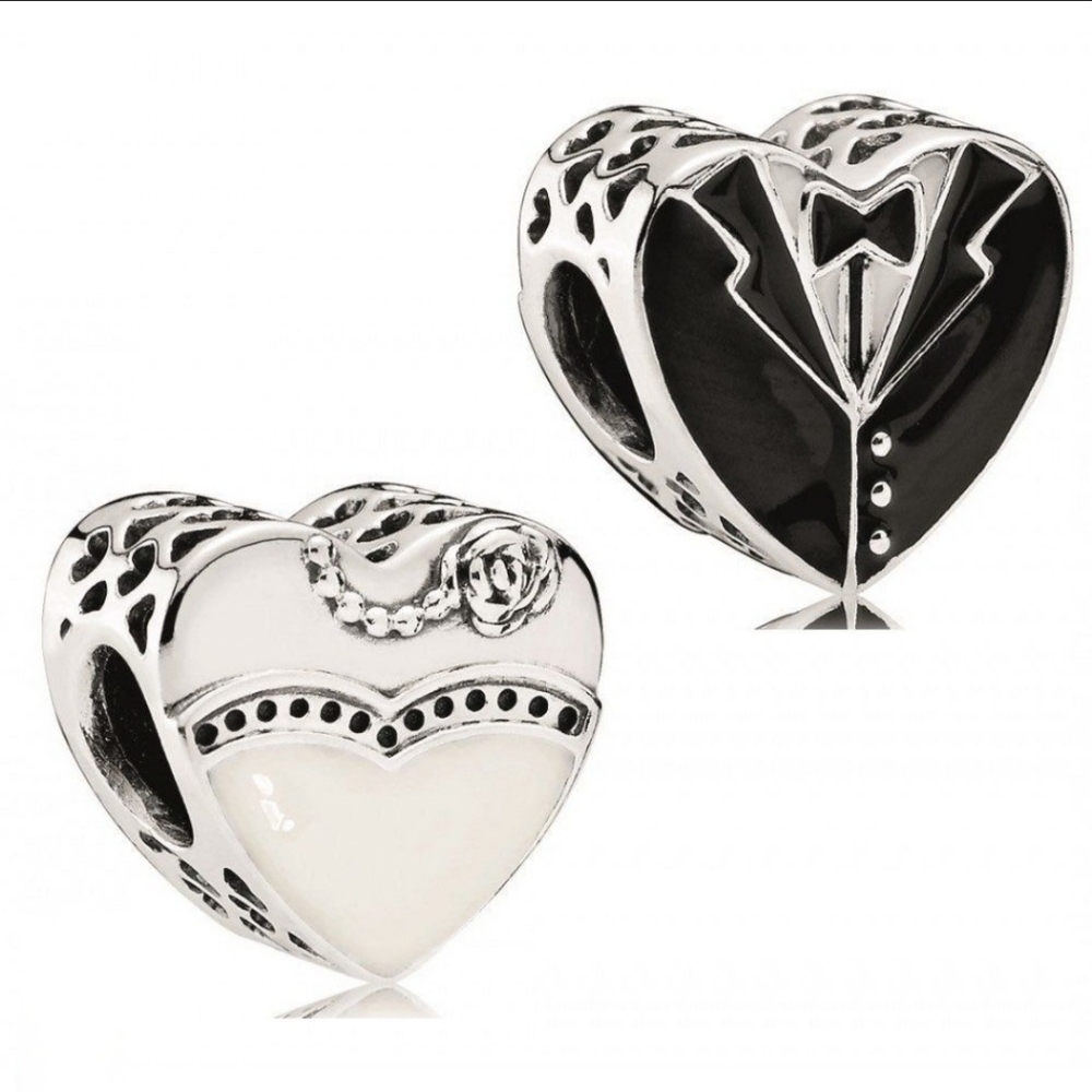 Pandora Our Special Day Silver Wedding Charm